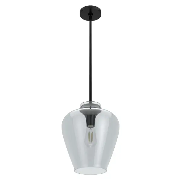 Vidria One Light Pendant in Matte Black - Image 8