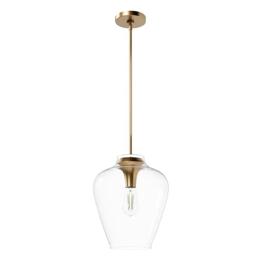 Vidria One Light Pendant in Brushed Nickel - Image 17