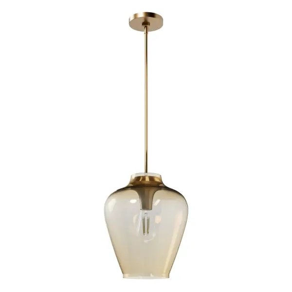 Vidria One Light Pendant in Brushed Nickel - Image 18
