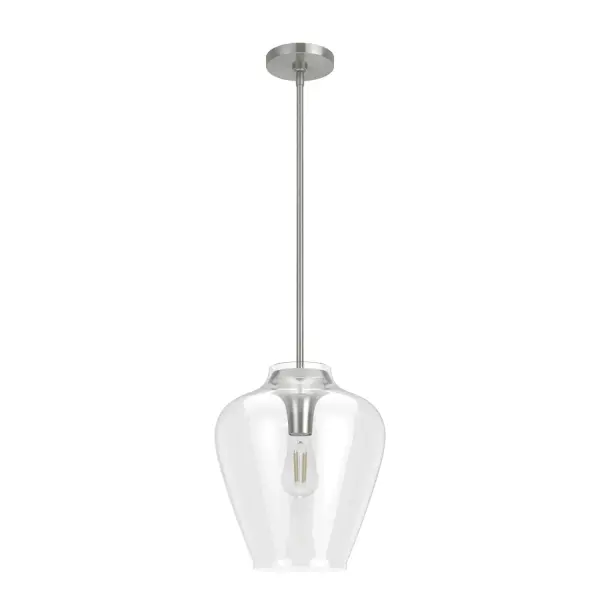 Vidria One Light Pendant in Brushed Nickel - Image 19