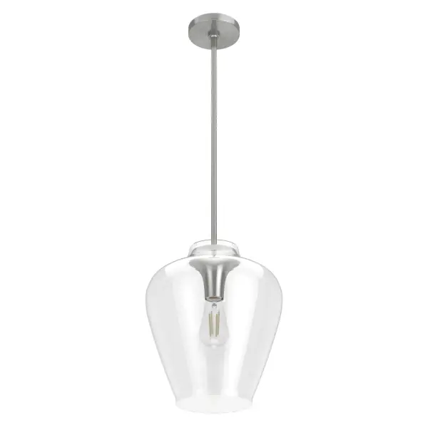 Vidria One Light Pendant in Brushed Nickel - Image 20