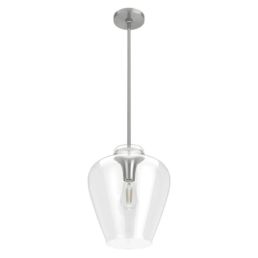 Vidria One Light Pendant in Brushed Nickel - Image 20