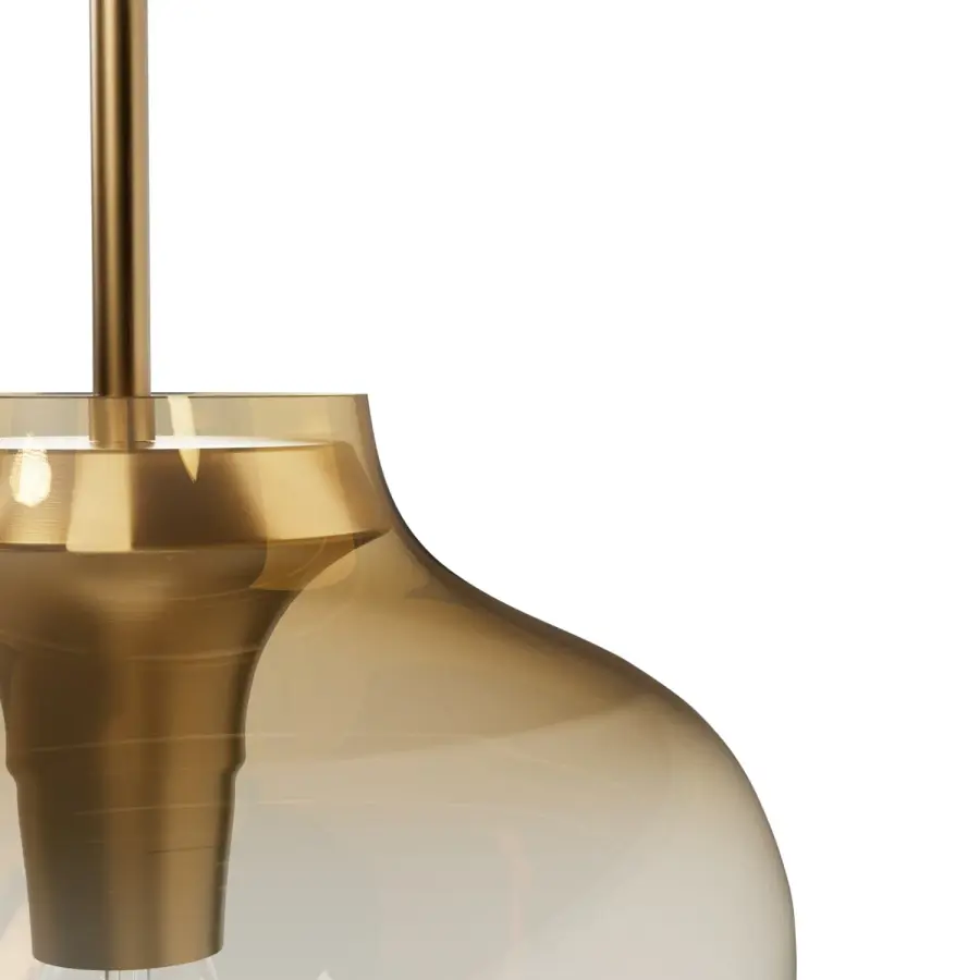 Vidria One Light Pendant in Brushed Nickel - Image 22
