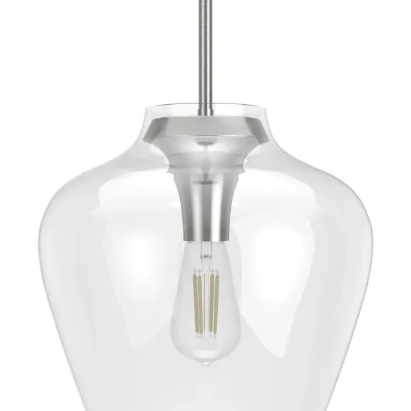 Vidria One Light Pendant in Brushed Nickel - Image 23
