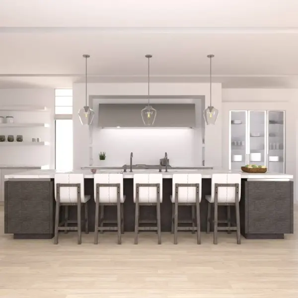 Vidria One Light Pendant in Brushed Nickel - Image 6