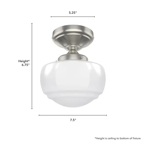 Saddle Creek One Light Flush Mount in Alturas Gold - Image 8