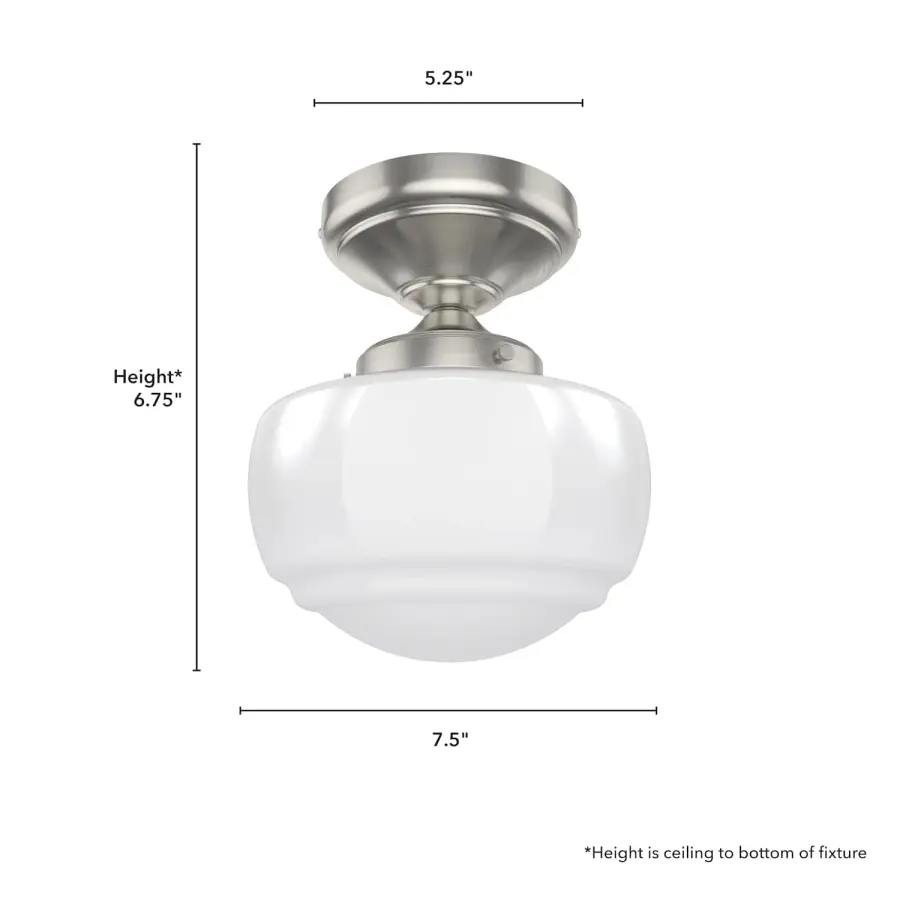 Saddle Creek One Light Flush Mount in Alturas Gold - Image 8