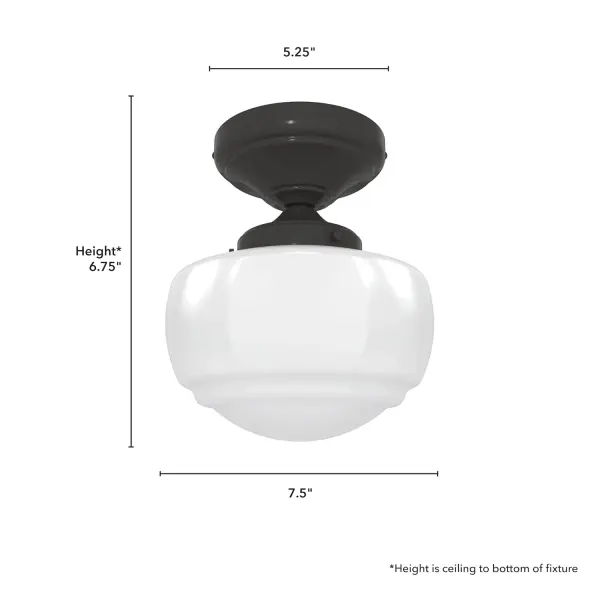 Saddle Creek One Light Flush Mount in Alturas Gold - Image 9