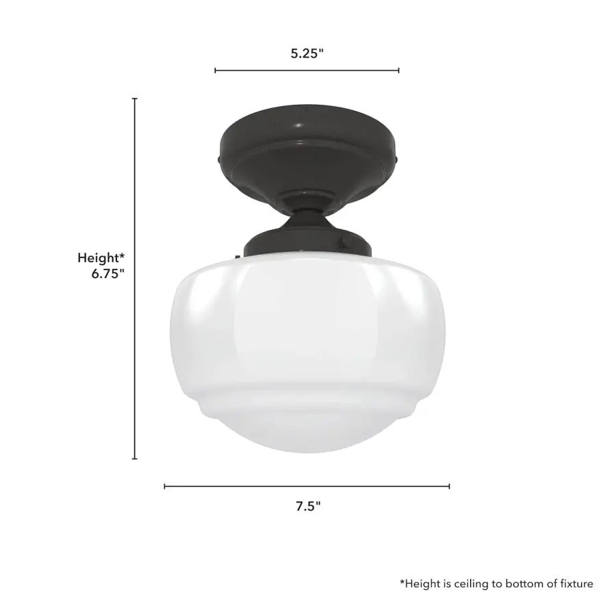 Saddle Creek One Light Flush Mount in Alturas Gold - Image 9
