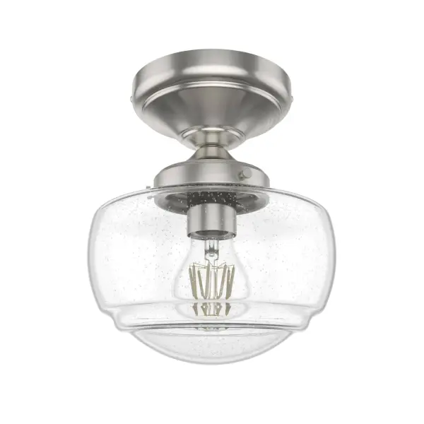 Saddle Creek One Light Semi-Flush Mount in Brushed Nickel - Image 8