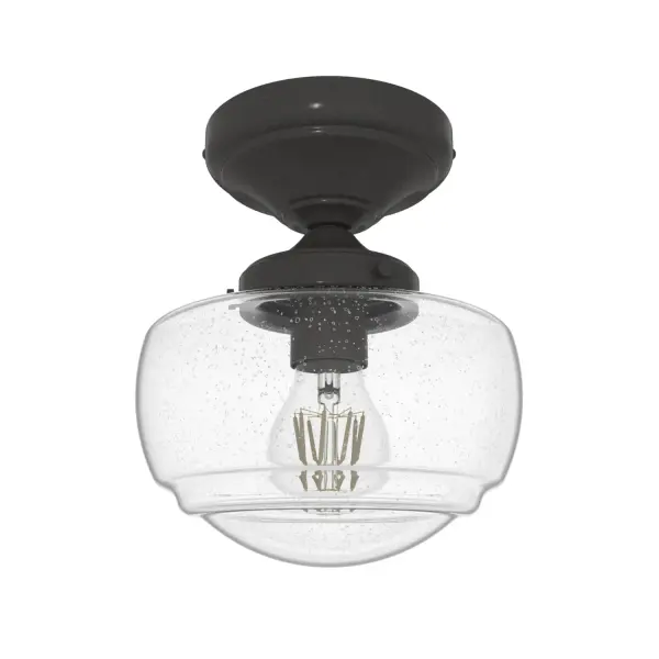 Saddle Creek One Light Semi-Flush Mount in Brushed Nickel - Image 9