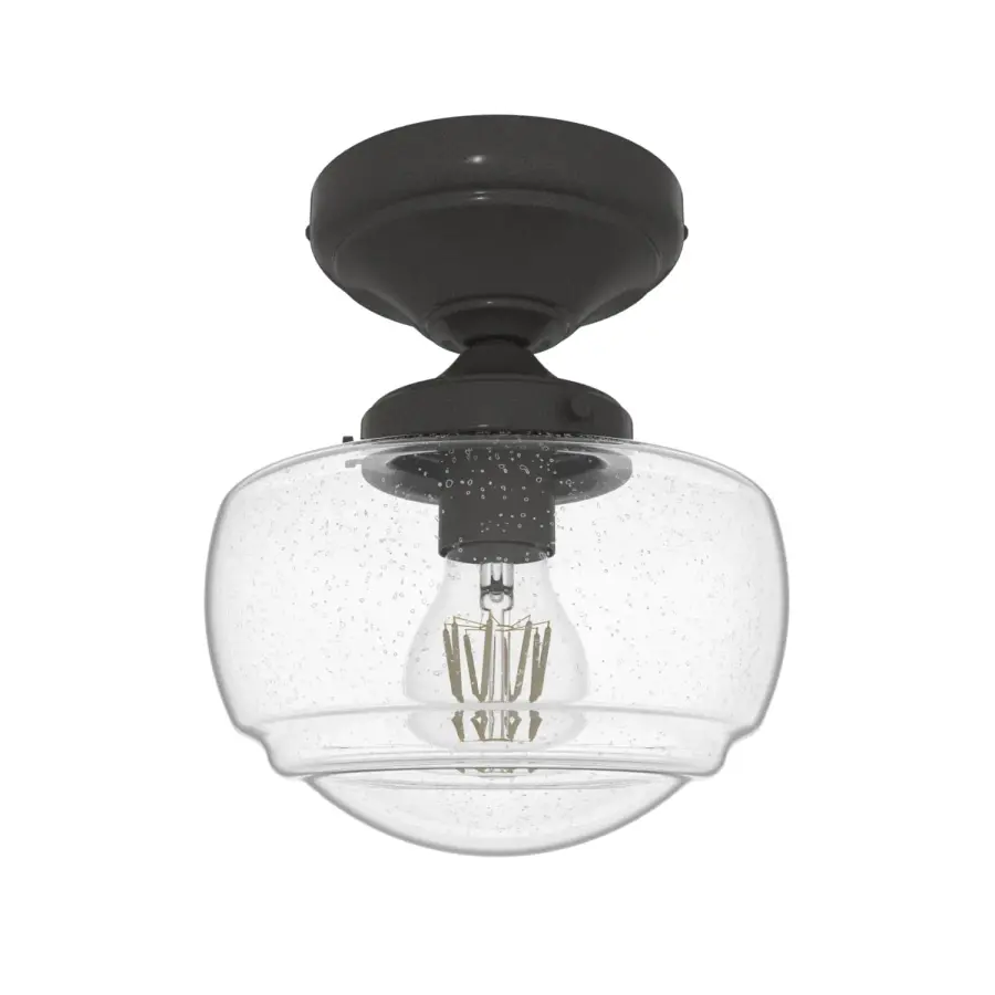 Saddle Creek One Light Semi-Flush Mount in Brushed Nickel - Image 9