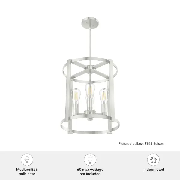 Astwood 4-Light Chandelier in Matte Black - Image 12