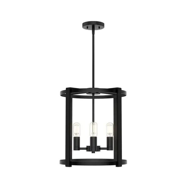 Astwood 4-Light Chandelier in Matte Black - Image 29
