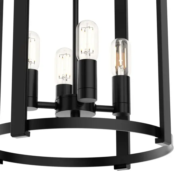 Astwood 4-Light Chandelier in Matte Black - Image 30