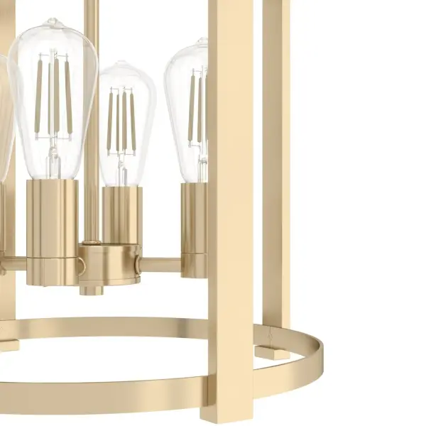Astwood 4-Light Chandelier in Matte Black - Image 32