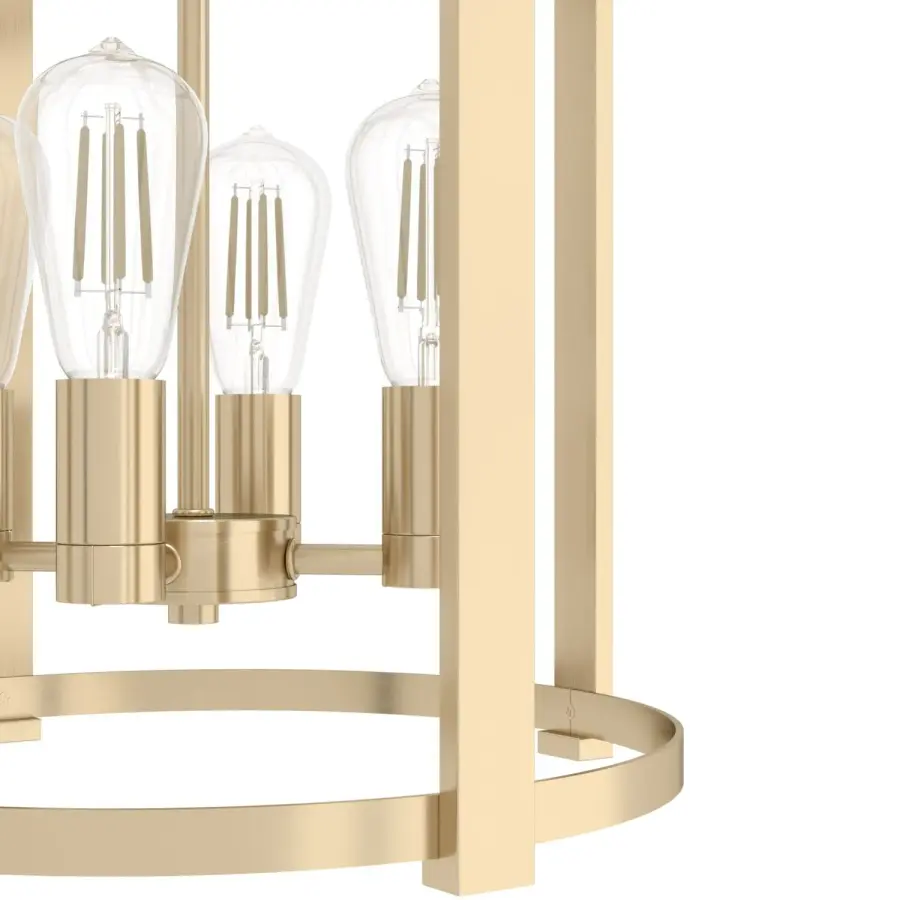 Astwood 4-Light Chandelier in Matte Black - Image 32
