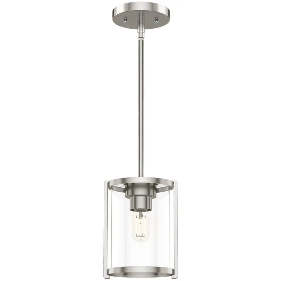 Astwood One Light Pendant in Brushed Nickel - Image 1