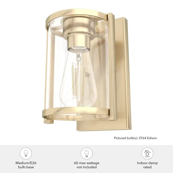 Astwood One Light Wall Sconce in Alturas Gold - Image 7