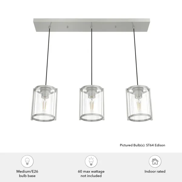 Astwood Three Light Linear Pendant in Alturas Gold - Image 8