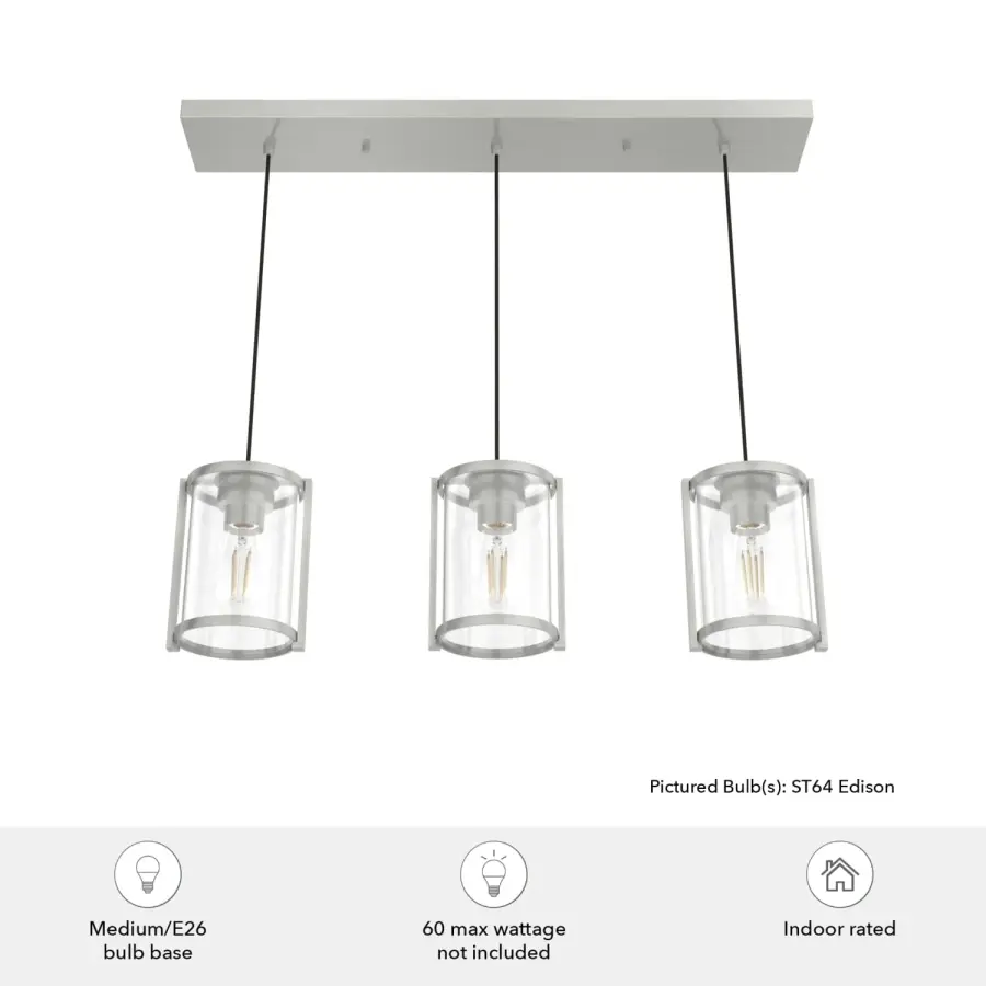 Astwood Three Light Linear Pendant in Alturas Gold - Image 8
