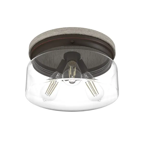 Devon Park Three Light Flush Mount in Brushed Nickel - Image 12
