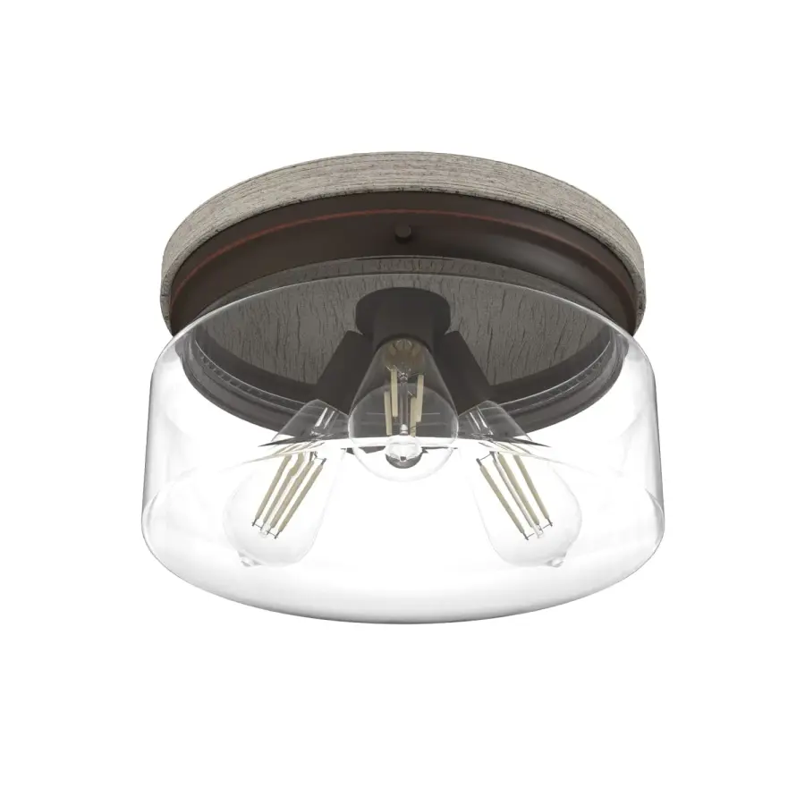 Devon Park Three Light Flush Mount in Brushed Nickel - Image 12