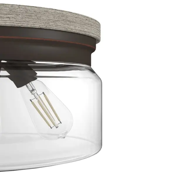 Devon Park Three Light Flush Mount in Brushed Nickel - Image 14