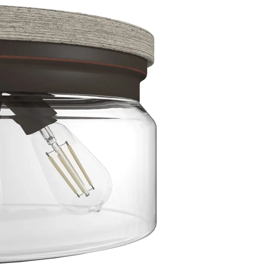 Devon Park Three Light Flush Mount in Brushed Nickel - Image 14