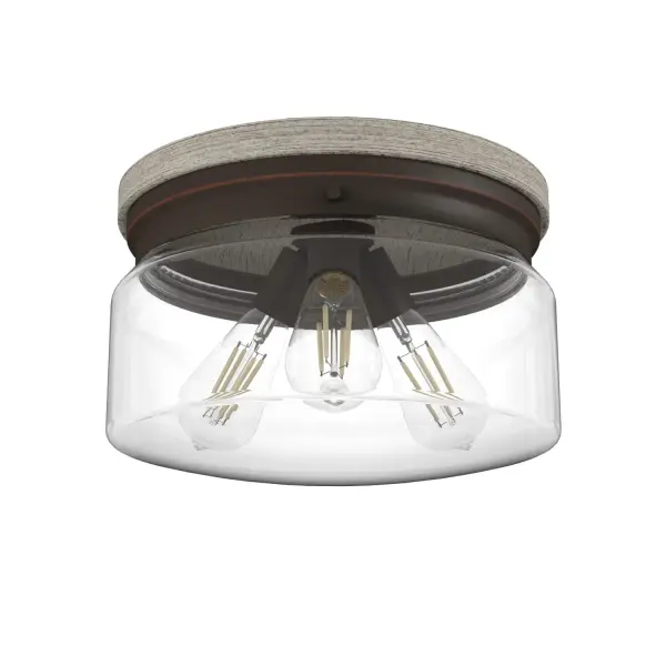 Devon Park Three Light Flush Mount in Brushed Nickel - Image 10