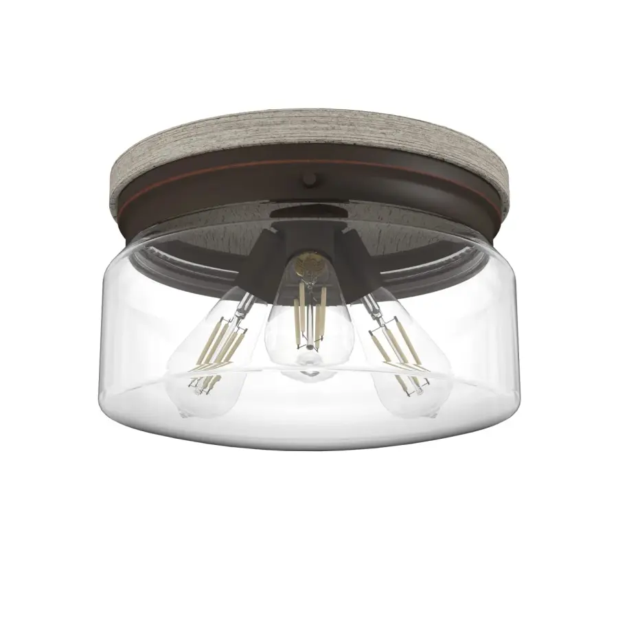 Devon Park Three Light Flush Mount in Brushed Nickel - Image 10