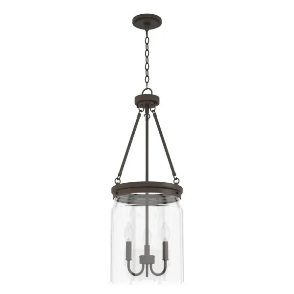 Devon Park Three Light Pendant in Brushed Nickel - Image 13