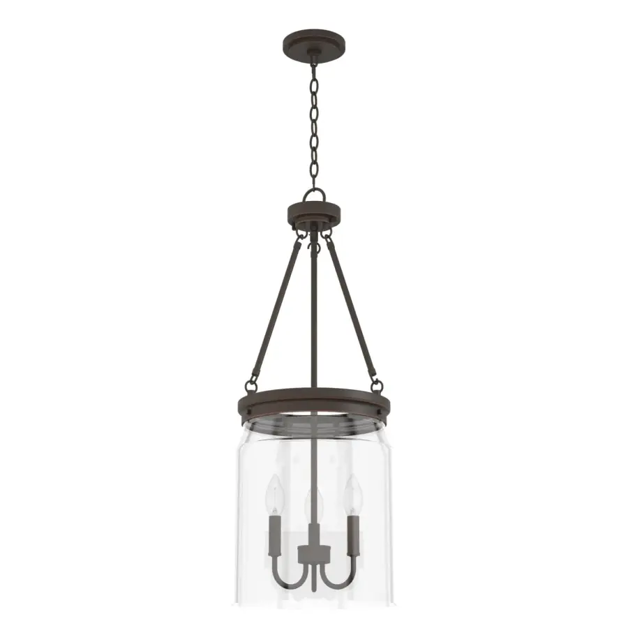 Devon Park Three Light Pendant in Brushed Nickel - Image 13