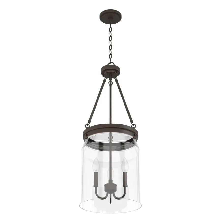 Devon Park Three Light Pendant in Brushed Nickel - Image 15