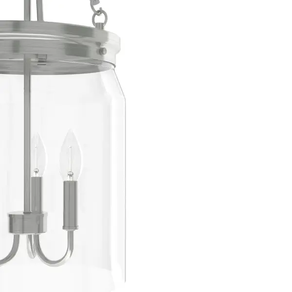 Devon Park Three Light Pendant in Brushed Nickel - Image 18