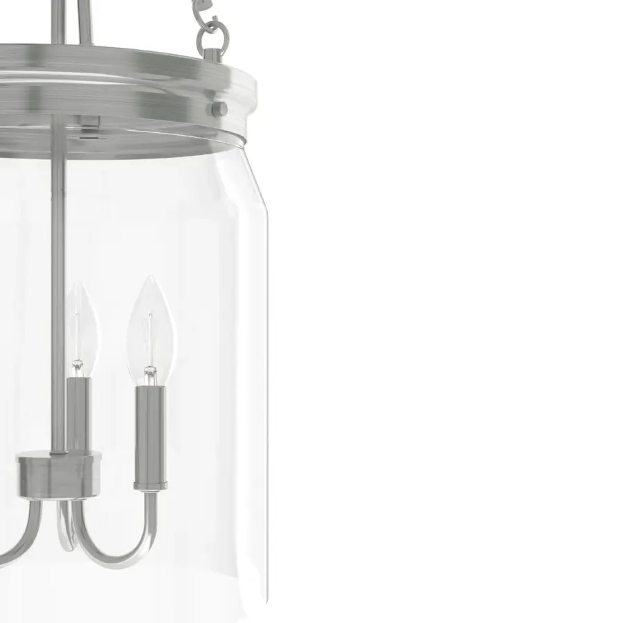 Devon Park Three Light Pendant in Brushed Nickel - Image 18