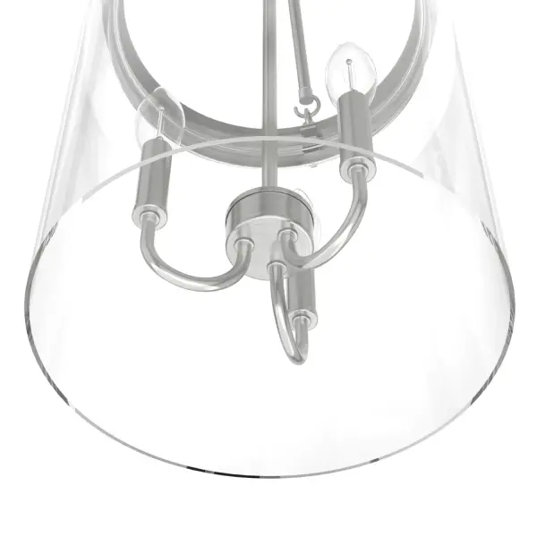 Devon Park Three Light Pendant in Brushed Nickel - Image 20