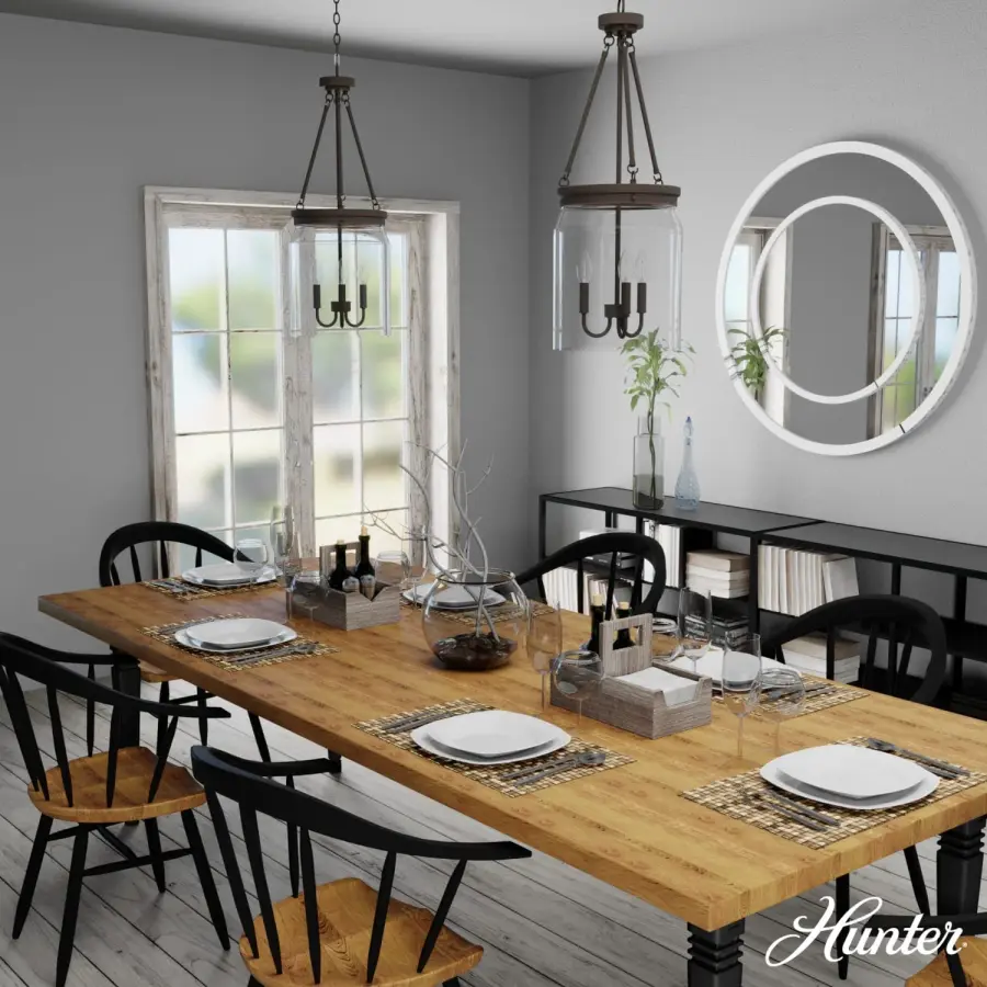 Devon Park Three Light Pendant in Brushed Nickel - Image 4