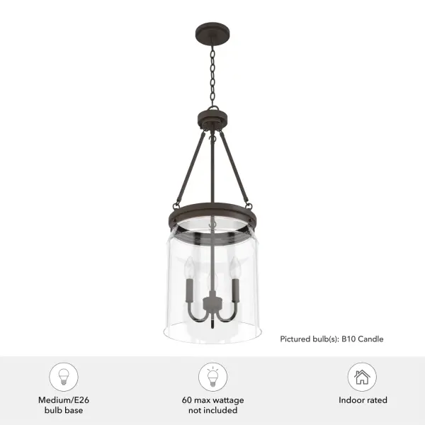 Devon Park Three Light Pendant in Brushed Nickel - Image 6