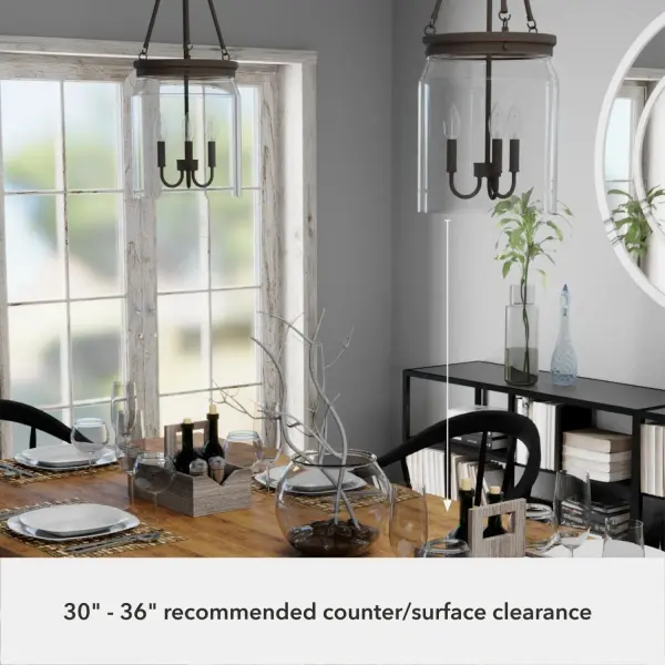 Devon Park Three Light Pendant in Brushed Nickel - Image 10