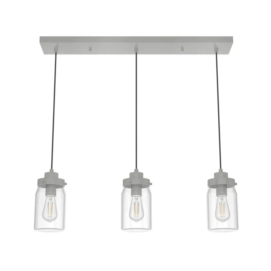 Devon Park Three Light Linear Pendant in Onyx Bengal - Image 12