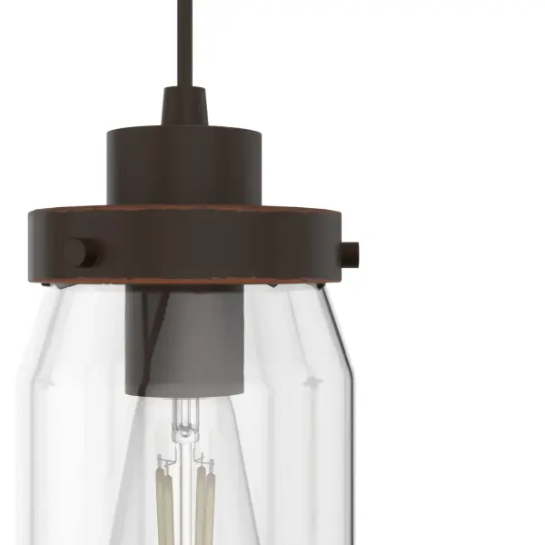 Devon Park Three Light Linear Pendant in Onyx Bengal - Image 17
