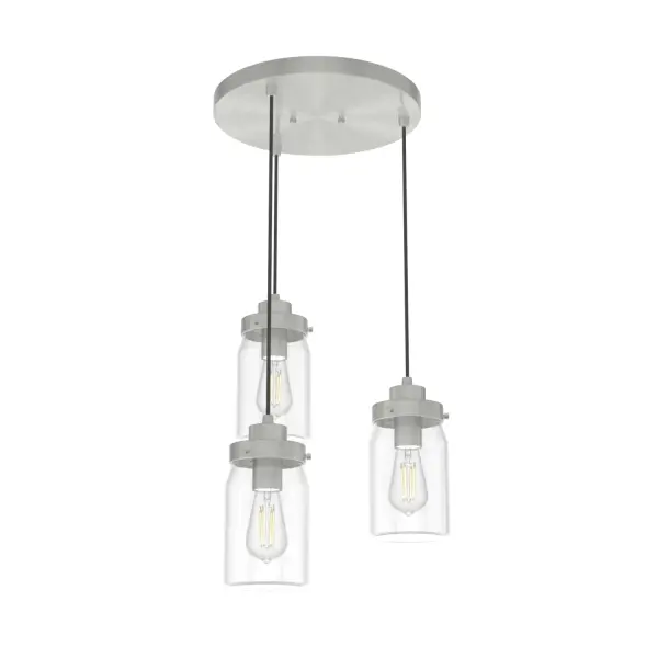 Devon Park Three Light Pendant in Onyx Bengal - Image 13