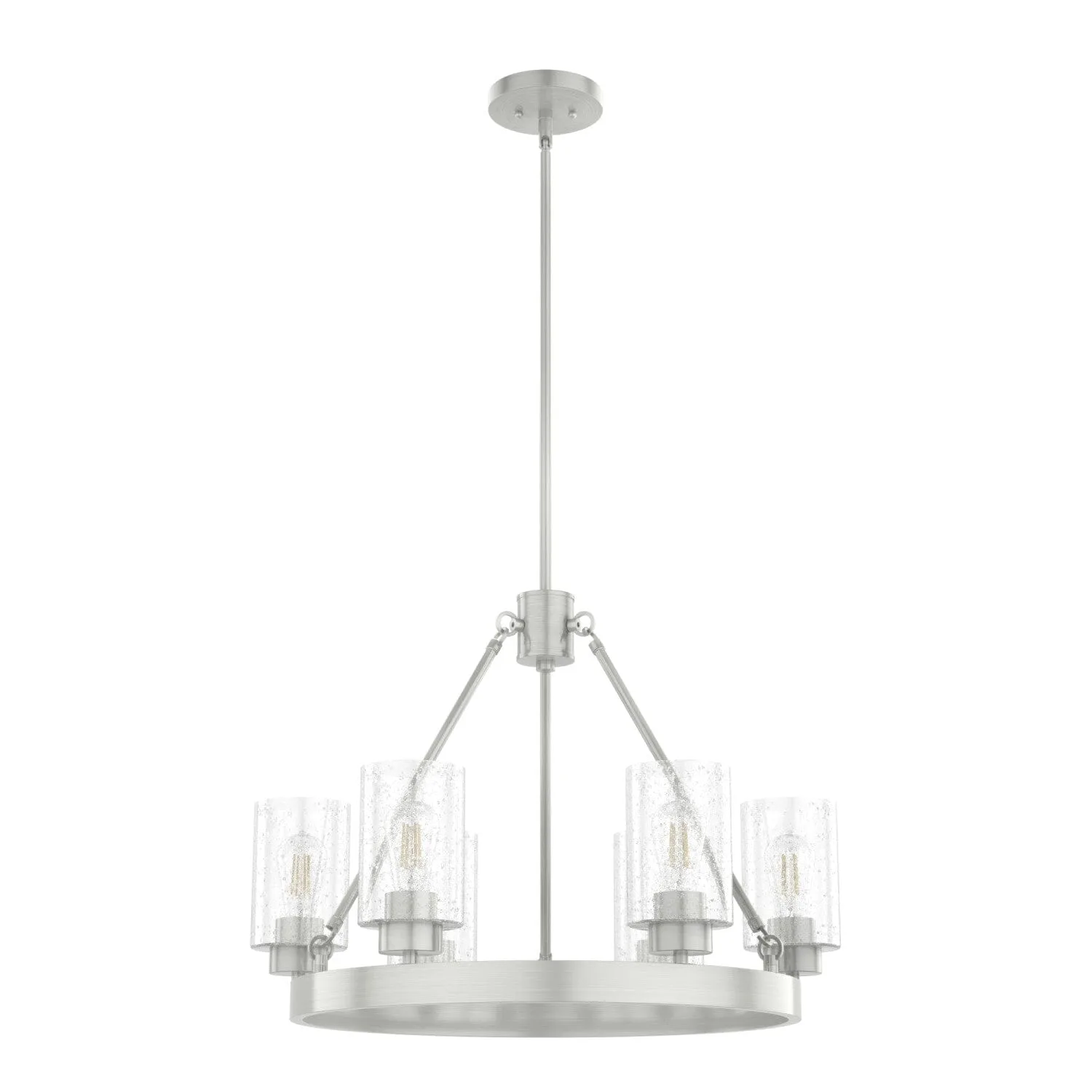Hartland 6-Light Chandelier in Brushed Nickel