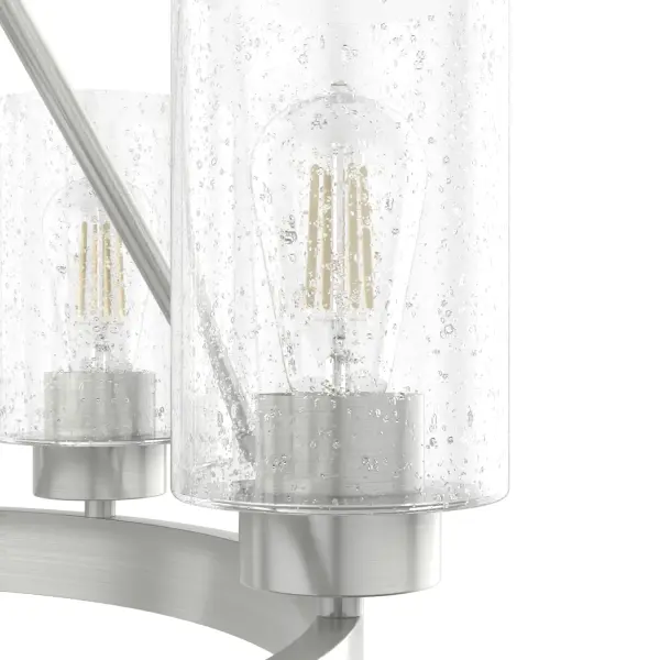 Hartland 6-Light Chandelier in Brushed Nickel - Image 16