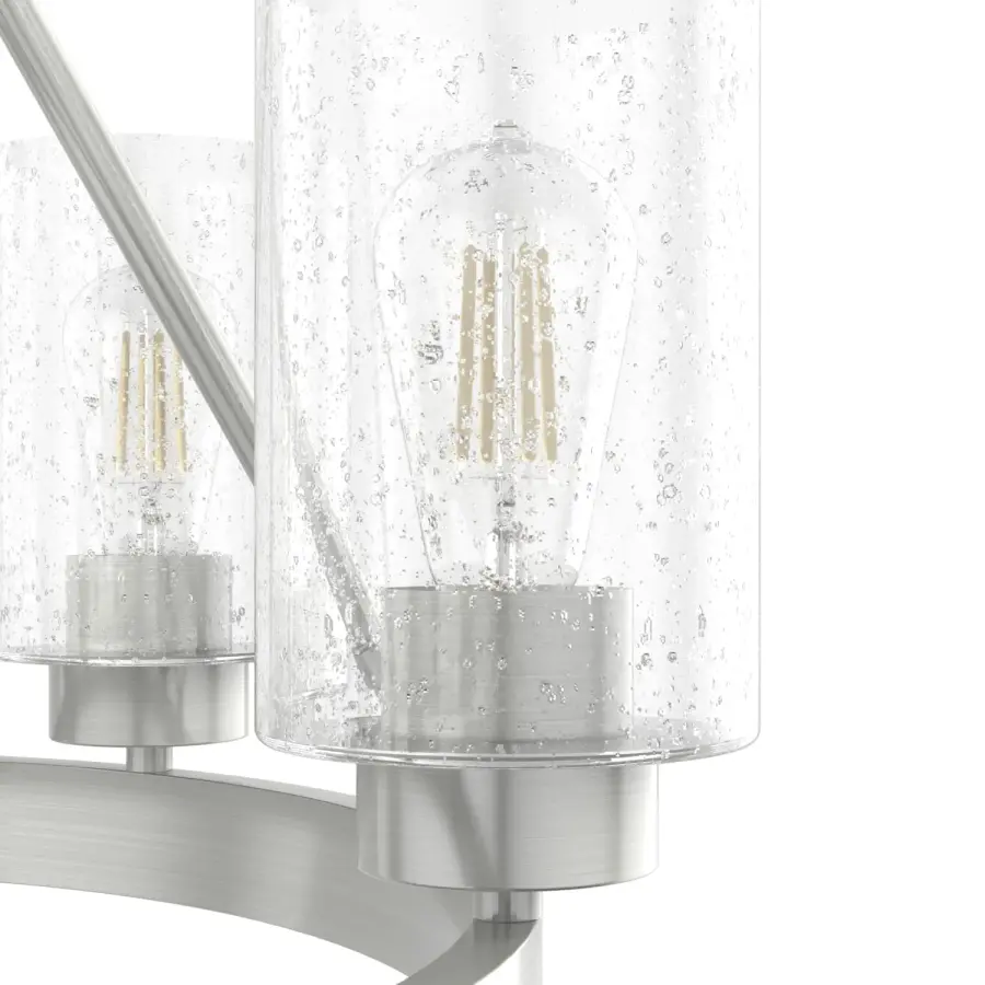 Hartland 6-Light Chandelier in Brushed Nickel - Image 16