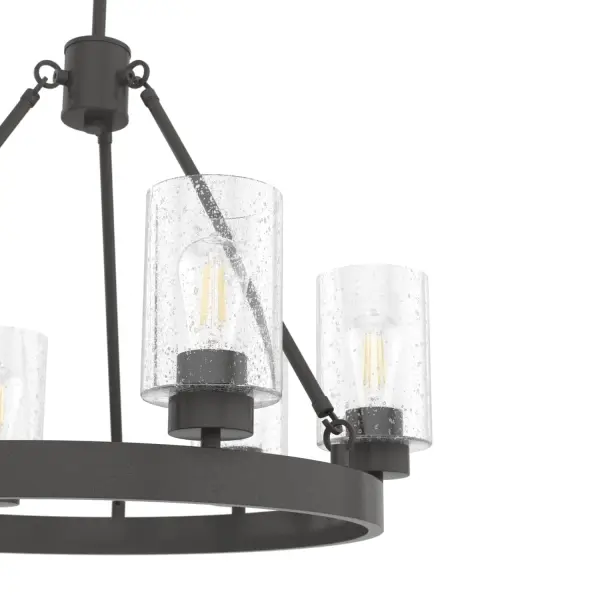 Hartland 6-Light Chandelier in Brushed Nickel - Image 19