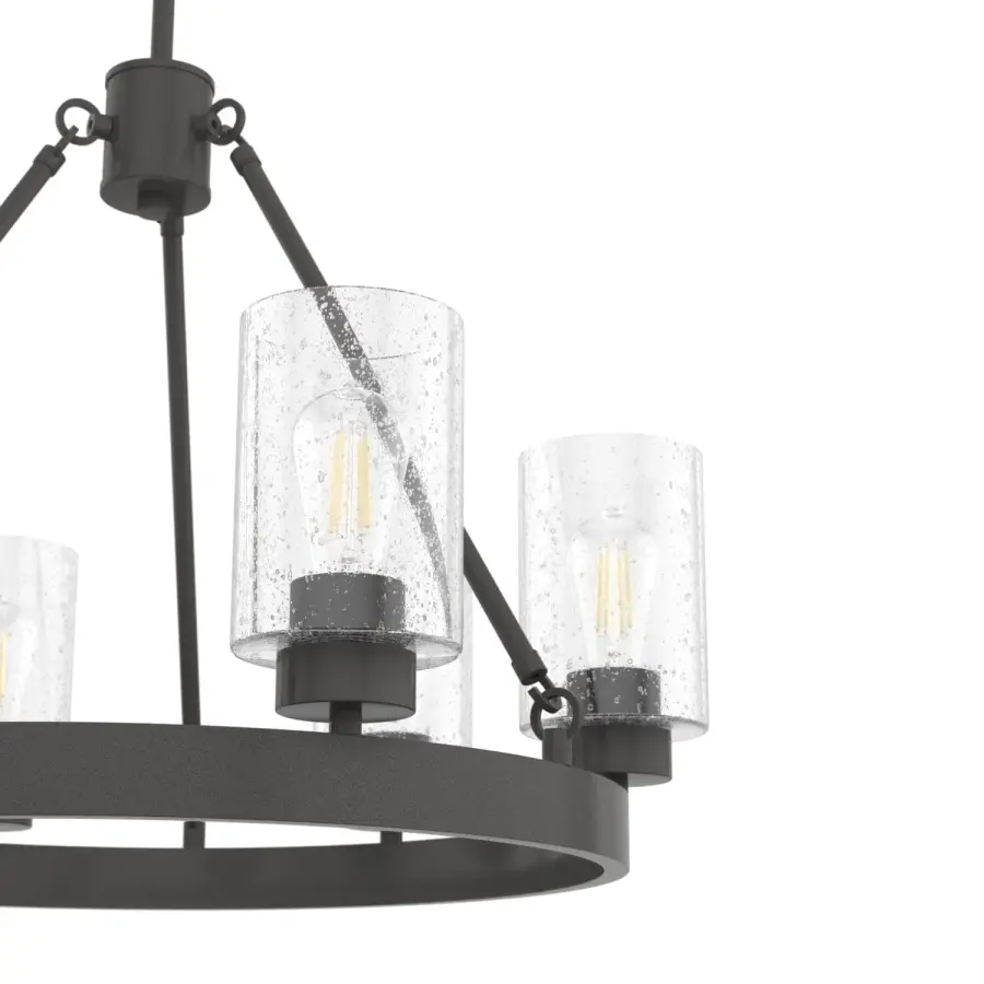 Hartland 6-Light Chandelier in Brushed Nickel - Image 19