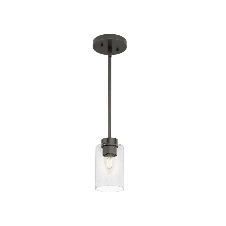 Hartland One Light Mini Pendant in Brushed Nickel - Image 12