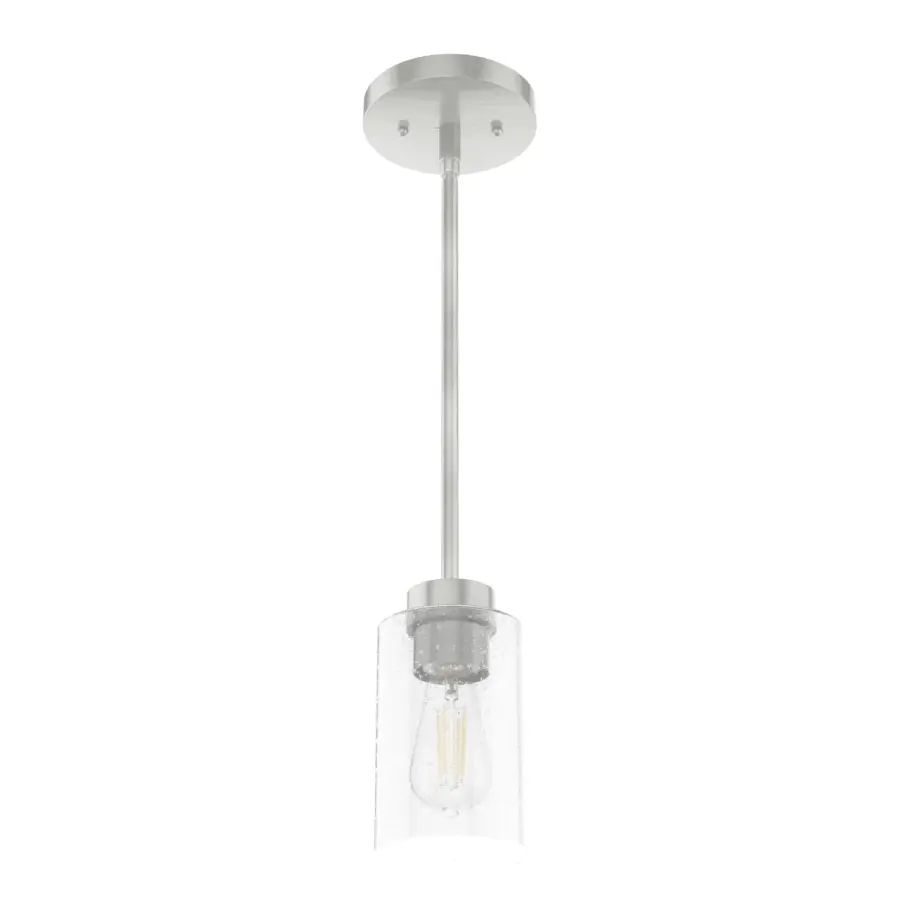 Hartland One Light Mini Pendant in Brushed Nickel - Image 15